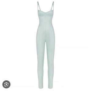 SKIMS Glissenette Catsuit in Ice